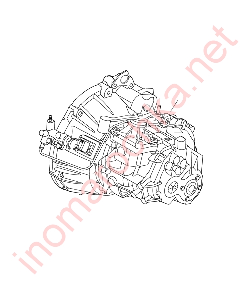 Коробка передач Geely MK Cross схема